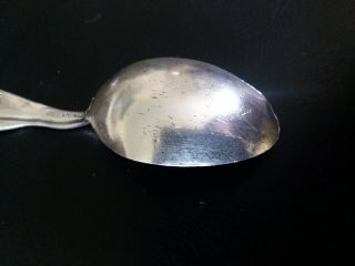 Antique Sterling Silver Souvenir Spoon Full INDIAN Handle Hotel Alvarado NM 4