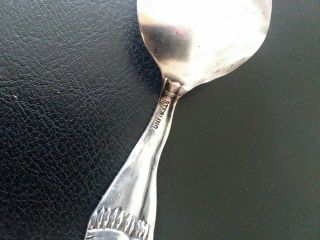 Antique Sterling Silver Souvenir Spoon Full INDIAN Handle Hotel Alvarado NM 5