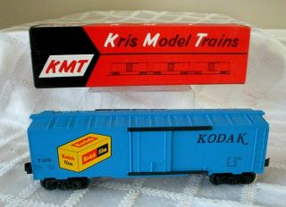 Vintage - Rare - Kris Kmt - Kodak Box Car - Blue/black Lettering - W Box - Un - Ran -