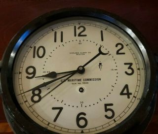 Wwii Us Maritime Commission Chelsea Clock Serial Number 332867 Oct 42