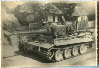 German Wwii Archive Photo: Panzer Vi Tiger Heavy Tank