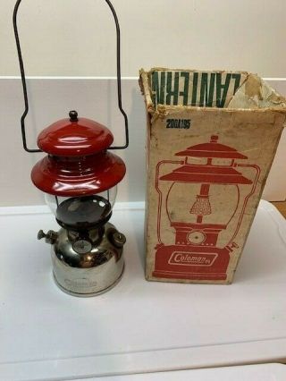 1958 Coleman 200a With Box Vintage