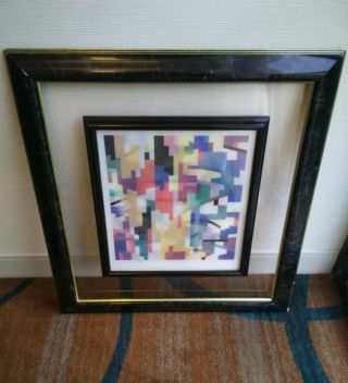 Very Rare Yaacov Agam Color Agamograph Signed & Numbered 18/99