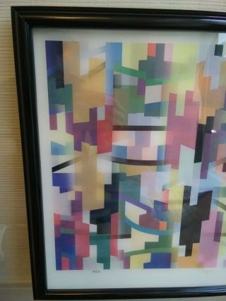 VERY RARE Yaacov Agam Color Agamograph Signed & Numbered 18/99 5