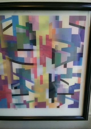 VERY RARE Yaacov Agam Color Agamograph Signed & Numbered 18/99 6