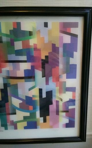 VERY RARE Yaacov Agam Color Agamograph Signed & Numbered 18/99 7