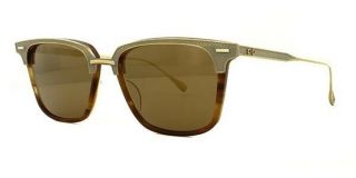 Dita Oak B T Antique 18k Gold Amber Maple Dark Brown Flash Amb - Gld Sunglasses