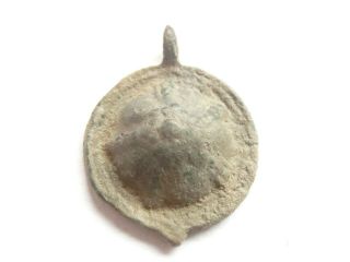 Hallstatt Culture Small Sun Symbol Ancient Celtic Druid Bronze Amulet / Talisman