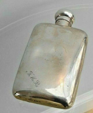 Vintage Solid Silver Hip Flask - Mappin & Webb - London