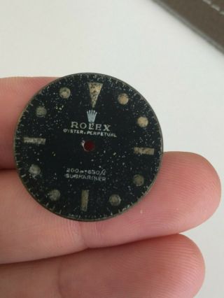 Rolex Vintage 5513 Refinished Dial For Submariner Watch Parts And Projects