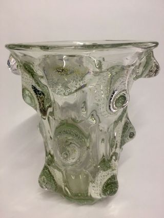 Rare monumental Murano Glass Barovier “a mugnoni” Vase 4