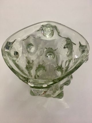 Rare monumental Murano Glass Barovier “a mugnoni” Vase 6