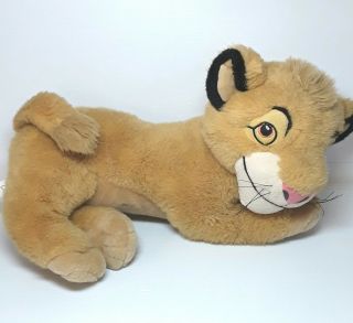 Simba Plush Cub Soft Toy Doll Disney The Lion King Vintage 1990s