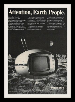 Attention Earth People I am a RARE Space Age Panasonic Orbitel TR 005 Television 2