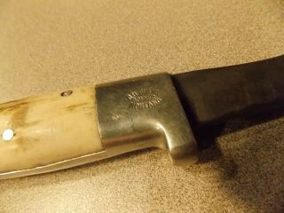 Vintage R.  H.  Ruana Bonner Montana Stag Handle Hatchet 9 - 1/2 