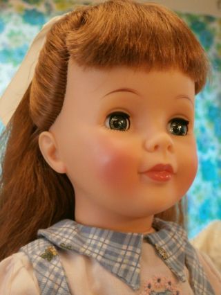 Adopt A Ideal 18 " Petite Patti Playpal Doll 1959 Cinnamon Hair All Vinyl Jointed
