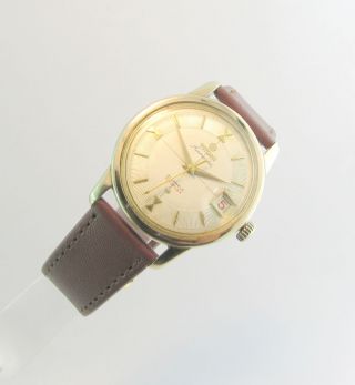 Vintage,  Eye - Catching Titoni Airmaster /felca/ Date.  21 Jewels.  60 