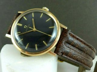 Vintage Omega 131.  019 Gold Plated Watch.  Caiiber 601.  Ca.  1969