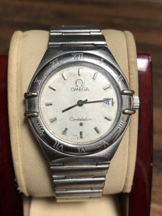 Omega Constellation Vintage Watch 1552/862 Stainless Steel Quartz Midsize 2