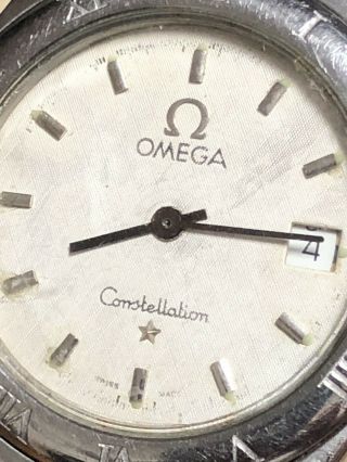 Omega Constellation Vintage Watch 1552/862 Stainless Steel Quartz Midsize 3