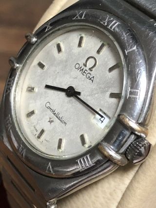 Omega Constellation Vintage Watch 1552/862 Stainless Steel Quartz Midsize 4