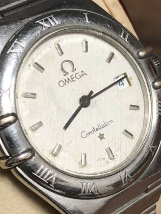 Omega Constellation Vintage Watch 1552/862 Stainless Steel Quartz Midsize 5