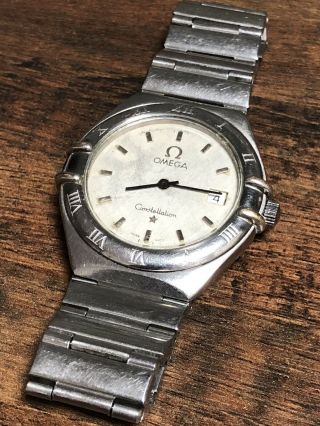 Omega Constellation Vintage Watch 1552/862 Stainless Steel Quartz Midsize 6