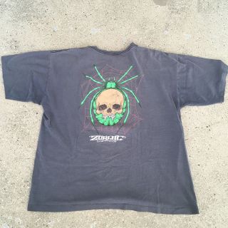 ⭕80s Vintage Zorlac Pushead Skull Spider Shirt : Skatebord Vision Santa Cruz 90s