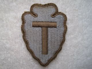 GREENBACK US ARMY WWII 36TH INFANTRY DIVISION AUTHENTIC WORN PATCH 2