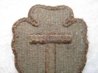 GREENBACK US ARMY WWII 36TH INFANTRY DIVISION AUTHENTIC WORN PATCH 7