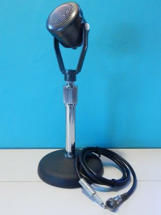Vintage Turner 99 Dynamic Microphone With Stand And Cable Shure Astatic