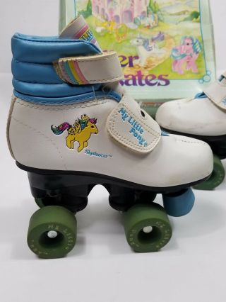 rare Vintage Hasbro 1985 My Little Pony Skydancer roller skates Kids Size 11 J 2