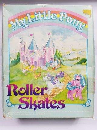 rare Vintage Hasbro 1985 My Little Pony Skydancer roller skates Kids Size 11 J 4