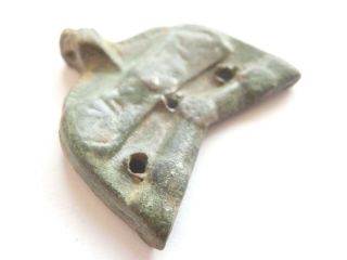 Rare Hallstatt Culture Ancient Celtic Druids Symbols Bronze Amulet / Talisman