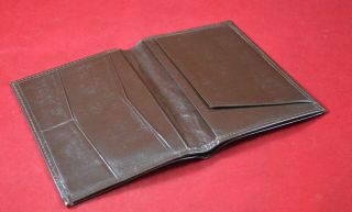 German Wwii Wehrmacht Soldier Leather Wallet / Protective Cover For Id Book 4