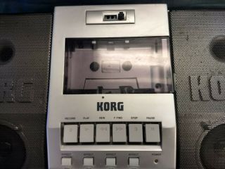 Vintage Korg 4 Track Cassette Recorder CR - 4 / CR 4 with Power Supply 4