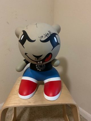 Rare Blink 182 Bunny From 2009 Reunion Tour Signed By Mark,  Tom And Travis