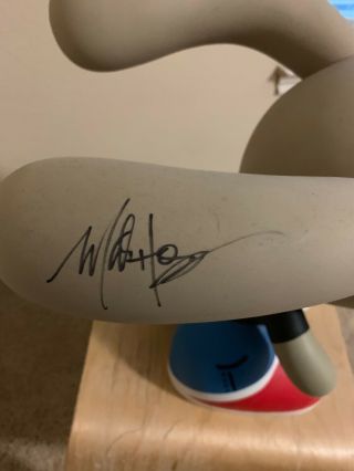 rare blink 182 Bunny from 2009 reunion tour signed by Mark,  Tom and Travis 3