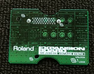 Roland Sr - Jv80 - 04 Vintage Synth Expansion Card Jv - 1080 2080 Xv - 5080