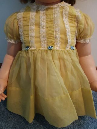 Yellow Ideal Dress & Slip Only No Doll For Penny Playpal