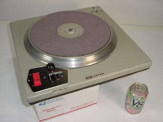 Vintage Gates Cb - 77 Broadcast Transcription Turntable Qrk Russco Record Player