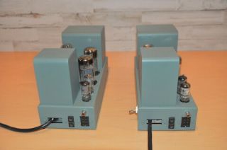 Vintage Audiophile Monoblock Quad II Tube Amplifier Pair 5