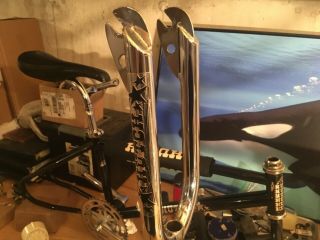 old school vintage bmx Pre serial Hutch Pro Racer frame forks, 6