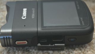 Canon VIXIA mini X camcorder RARE GREAT power cord battery 32GB memory SD 6