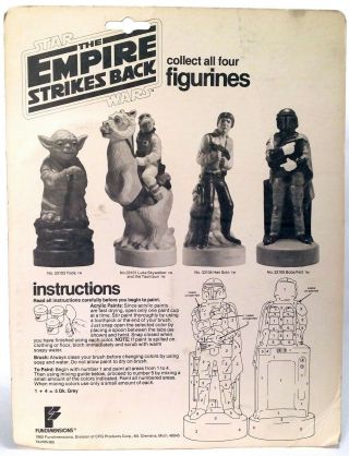 Vintage Star Wars Empire Strikes Back Boba Fett Craft Master Figurine 1982 4