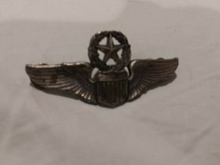 Vintage Ww2 United States Air Force Pilot’s Wings Pin Badge