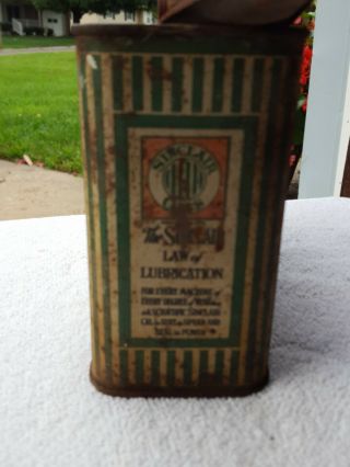 LAST ONE Rare Vintage Sinclair Opalaline 1/2 Gallon Oil Can 