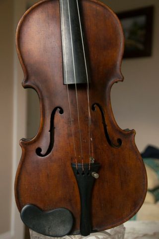 No label Old Antique Vintage Violin violin 4/4 Fiddle Geige 2