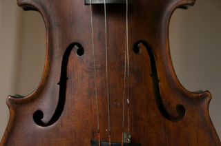 No label Old Antique Vintage Violin violin 4/4 Fiddle Geige 3