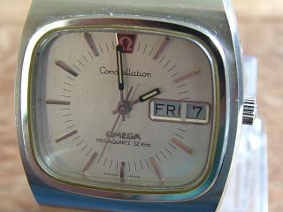 Omega Constellation Megaquartz 32KHz Vintage Watch 5